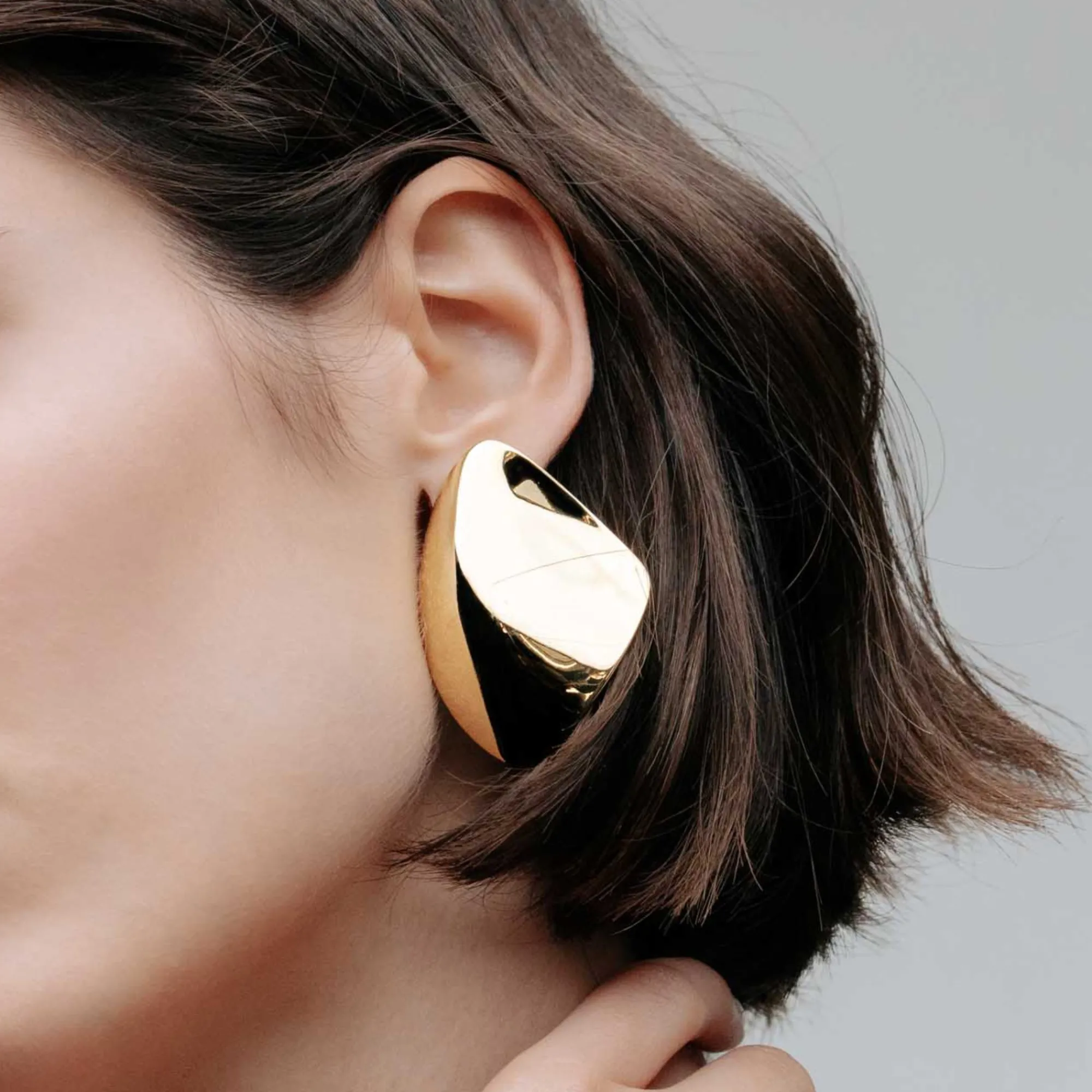 Donna Breil Orecchini|Idee Regalo Per Lei-RETWIST-ORECCHINI IN ACCIAIO IP GOLD