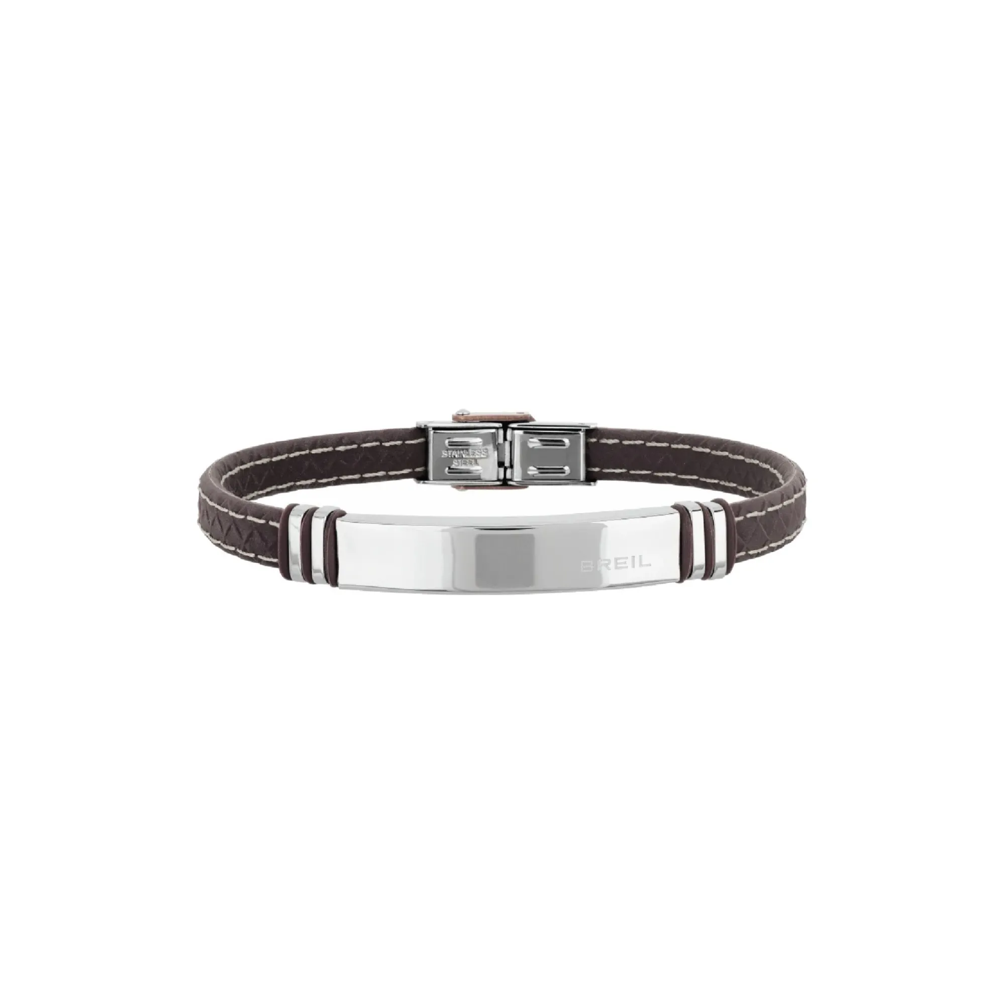 Uomo Breil Bracciali|Regali Personalizzabili-SAVAGE-BRACCIALE IN ACCIAIO E SILICONE
