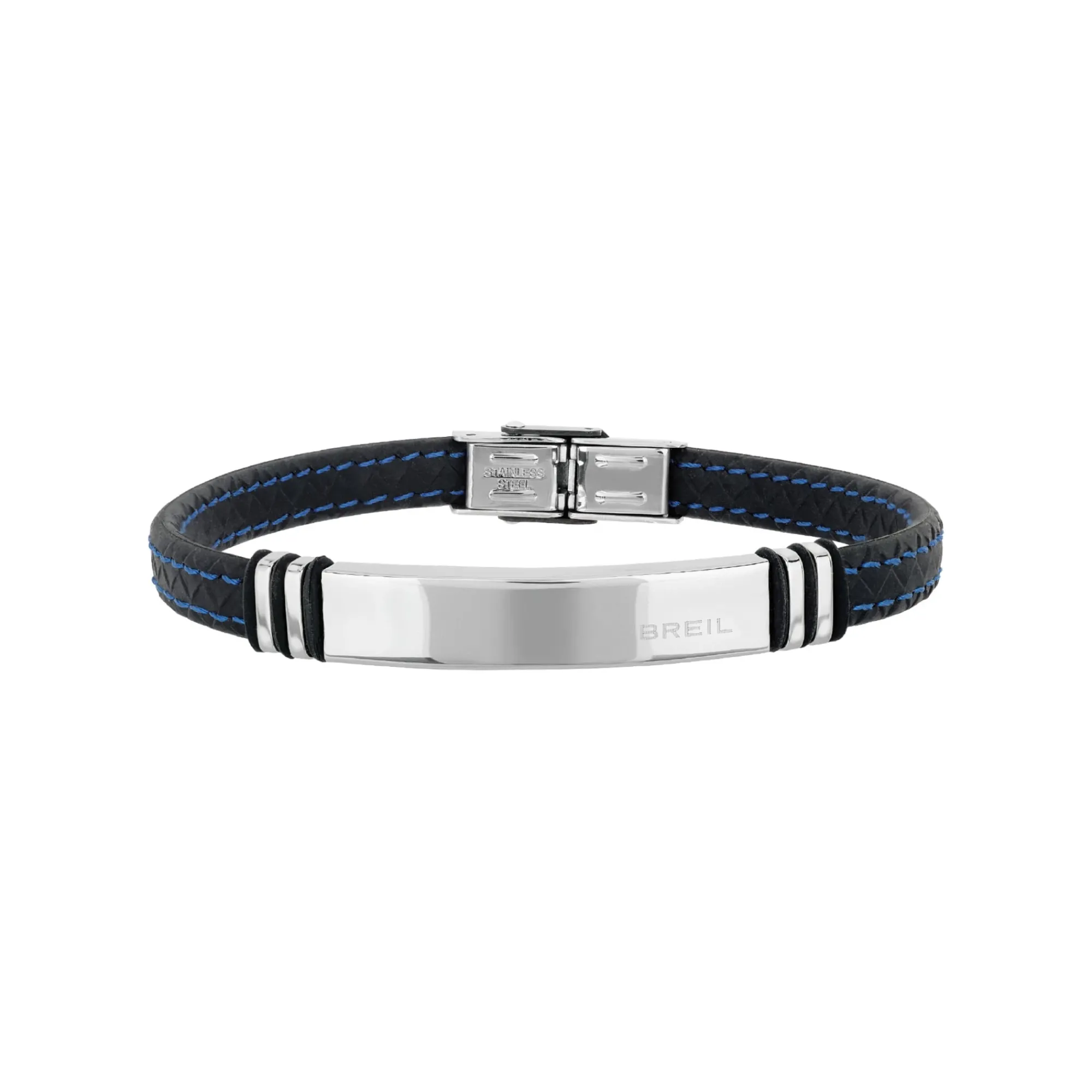 Uomo Breil Bracciali|Regali Personalizzabili-SAVAGE-BRACCIALE IN ACCIAIO E SILICONE