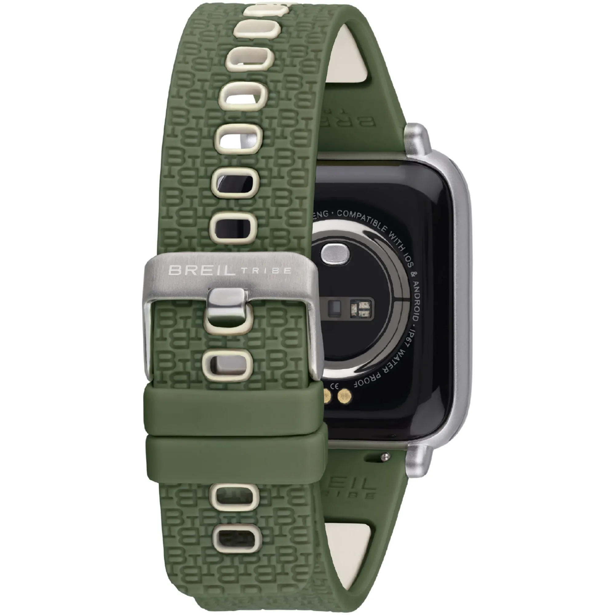 Uomo Breil Smartwatch-SBT-1-SMARTWATCH CON DOPPIO CINTURINO E CASSA SILVER