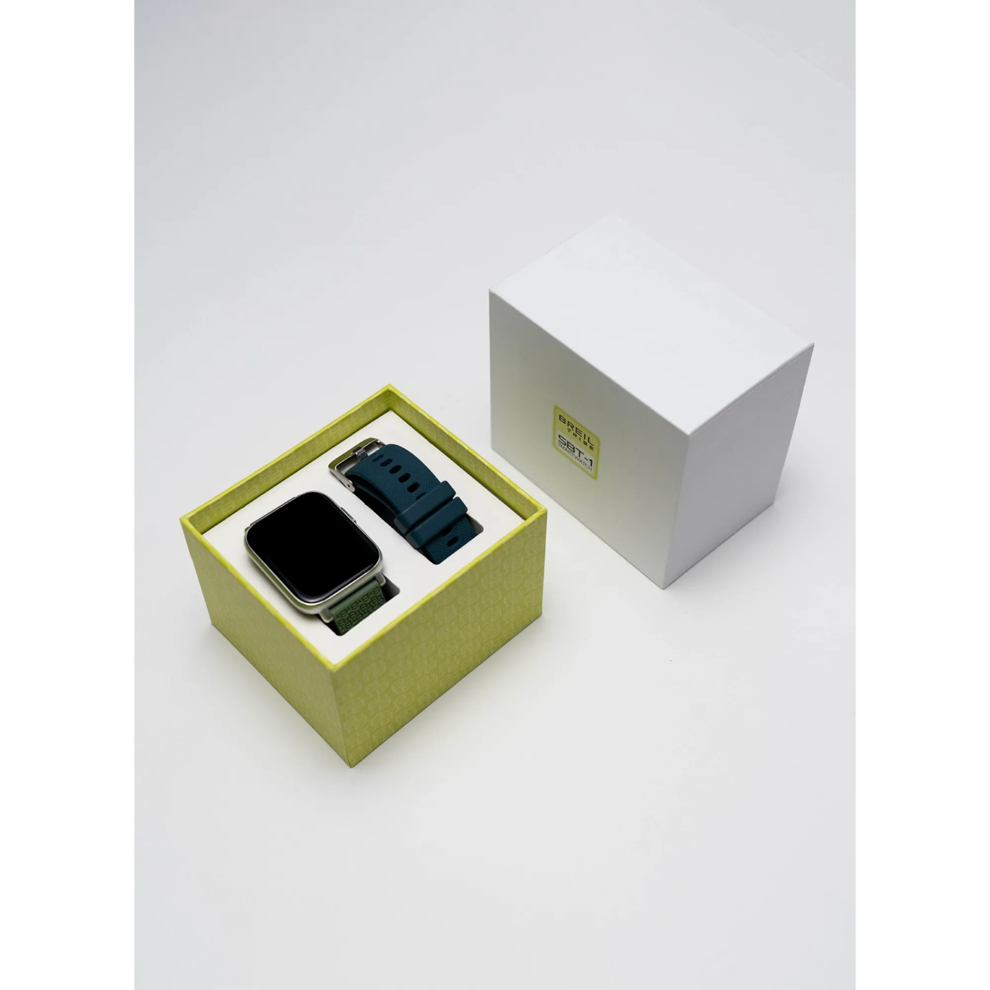 Uomo Breil Smartwatch-SBT-1-SMARTWATCH CON DOPPIO CINTURINO E CASSA SILVER