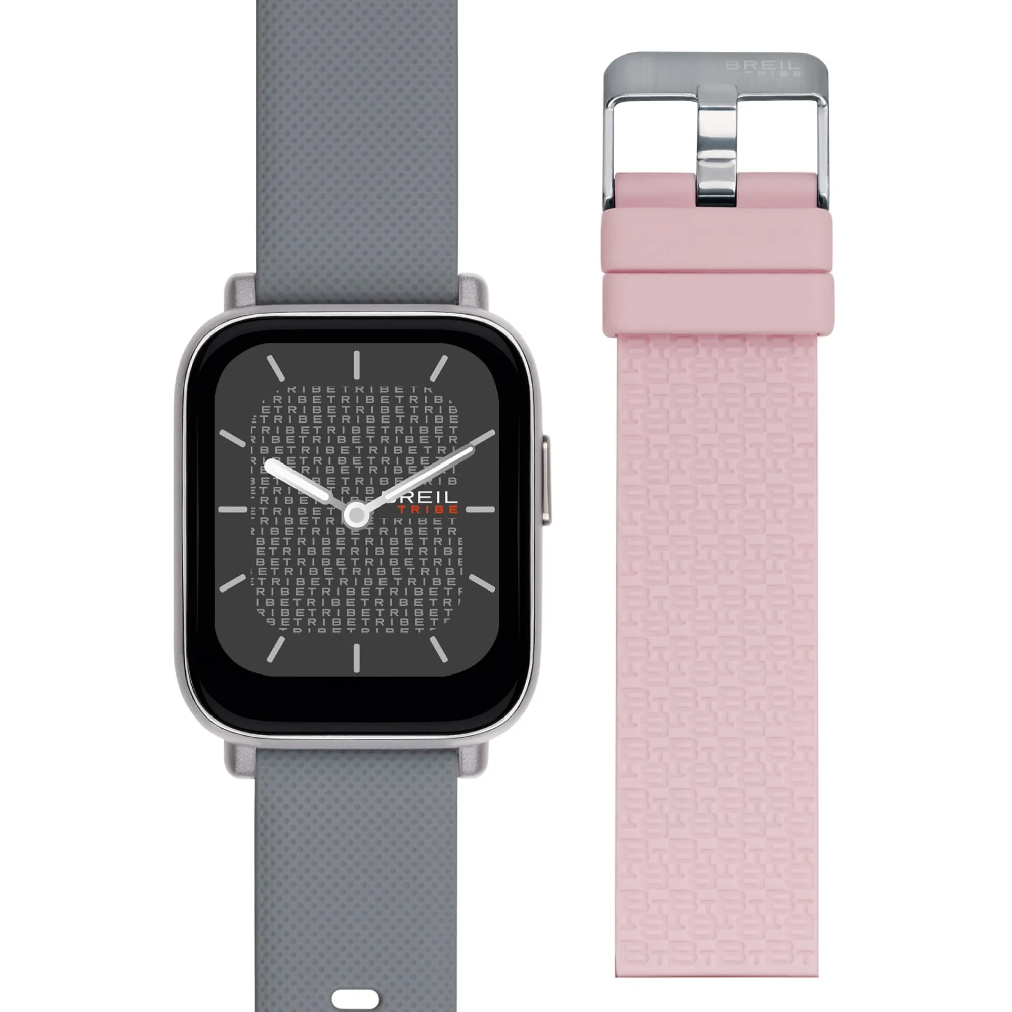 Donna Breil Smartwatch-SBT-1-SMARTWATCH CON DOPPIO CINTURINO E CASSA SILVER