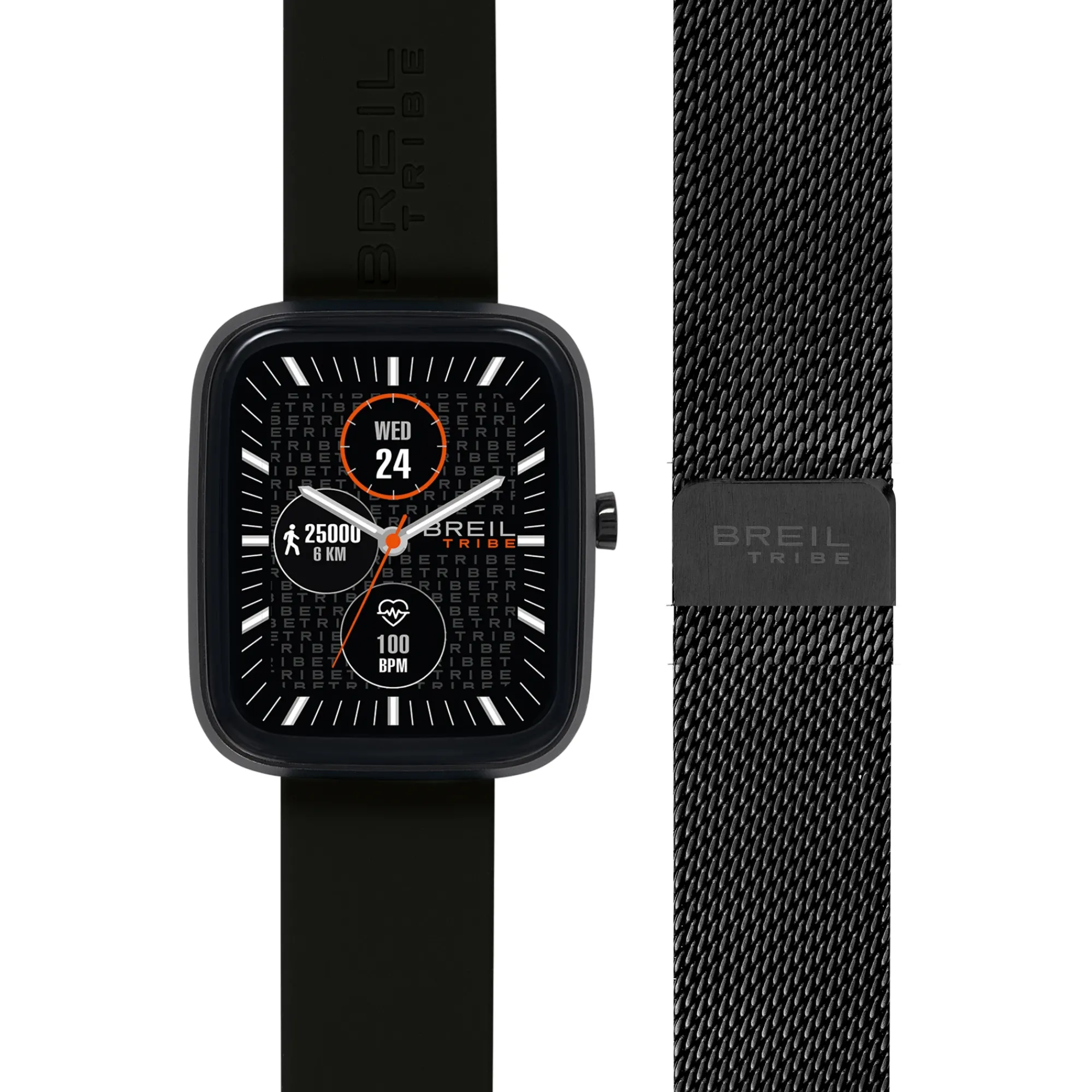 Uomo Breil Smartwatch|Idee Regalo Per Lui-SBT-3-SMARTWATCH UNISEX CON DOPPIO CINTURINO