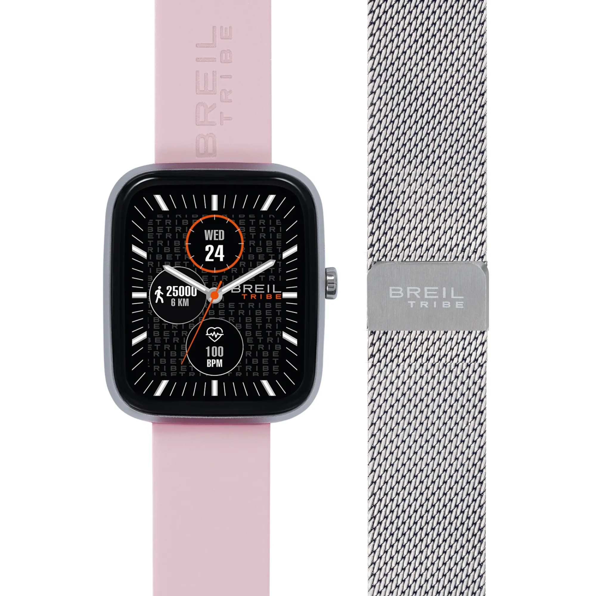 Donna Breil Smartwatch|Idee Regalo Per Lei-SBT-3-SMARTWATCH UNISEX CON DOPPIO CINTURINO