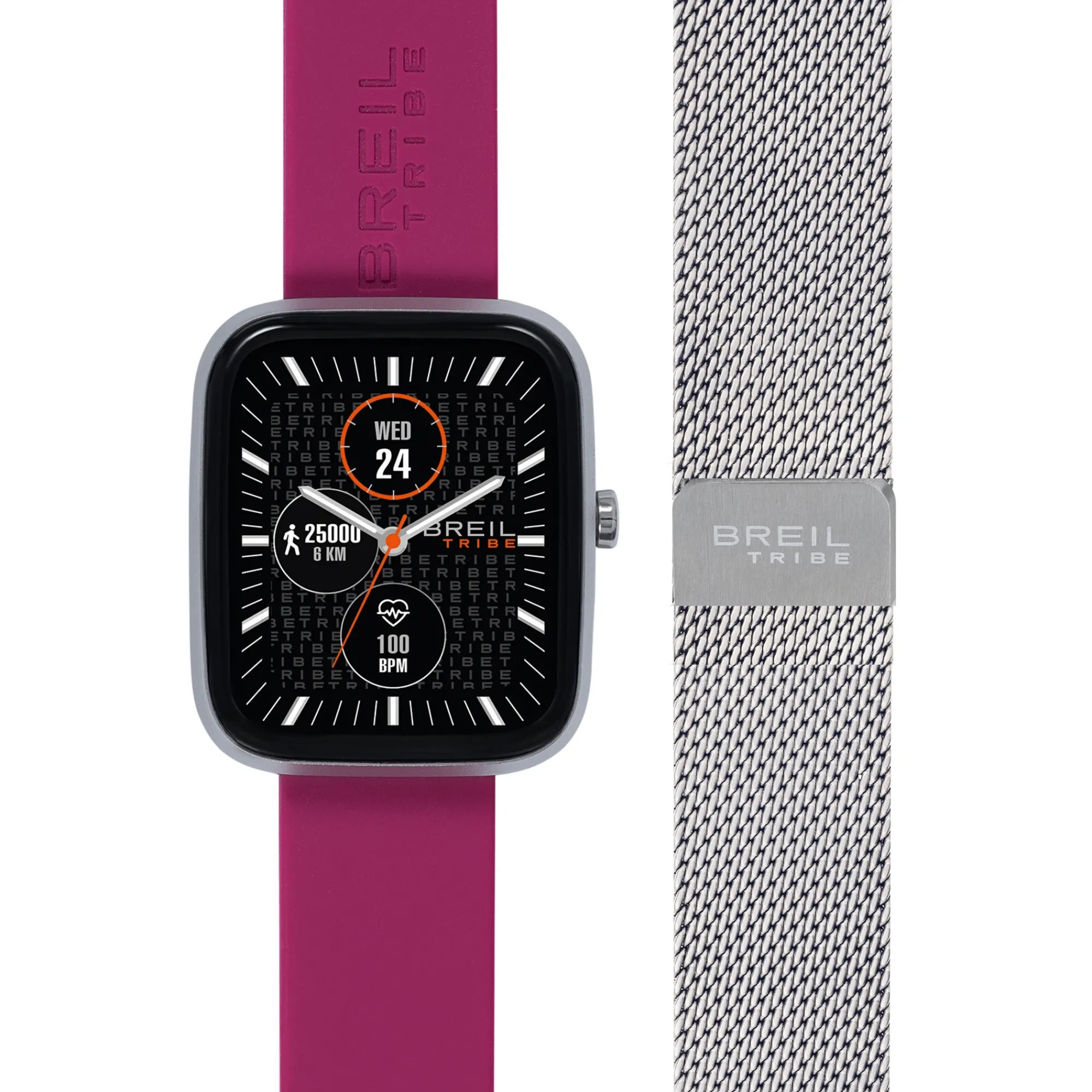 Donna Breil Smartwatch|Idee Regalo Per Lei-SBT-3-SMARTWATCH UNISEX CON DOPPIO CINTURINO
