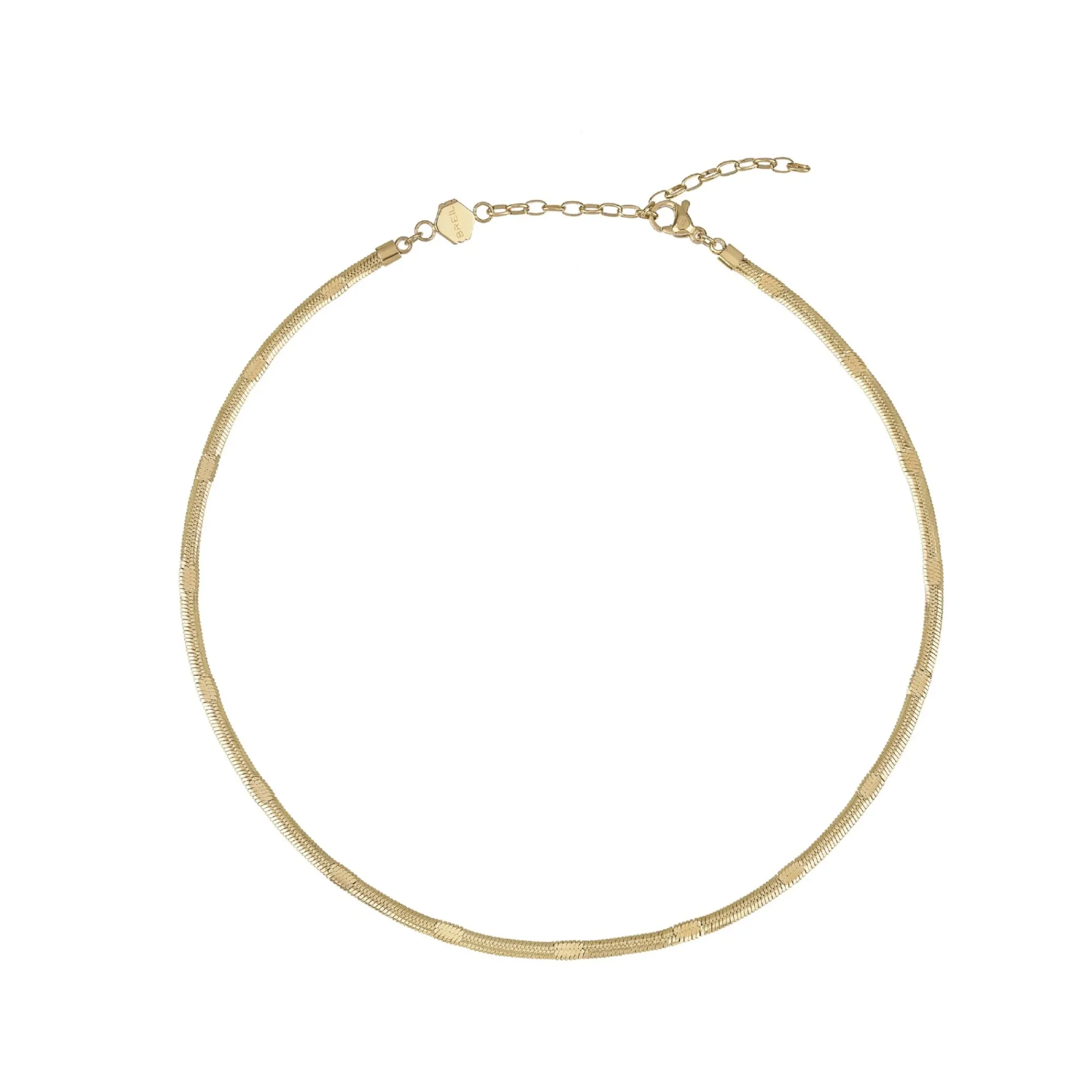 Donna Breil Collane-SINUOUS-COLLANA IN ACCIAIO IP GOLD