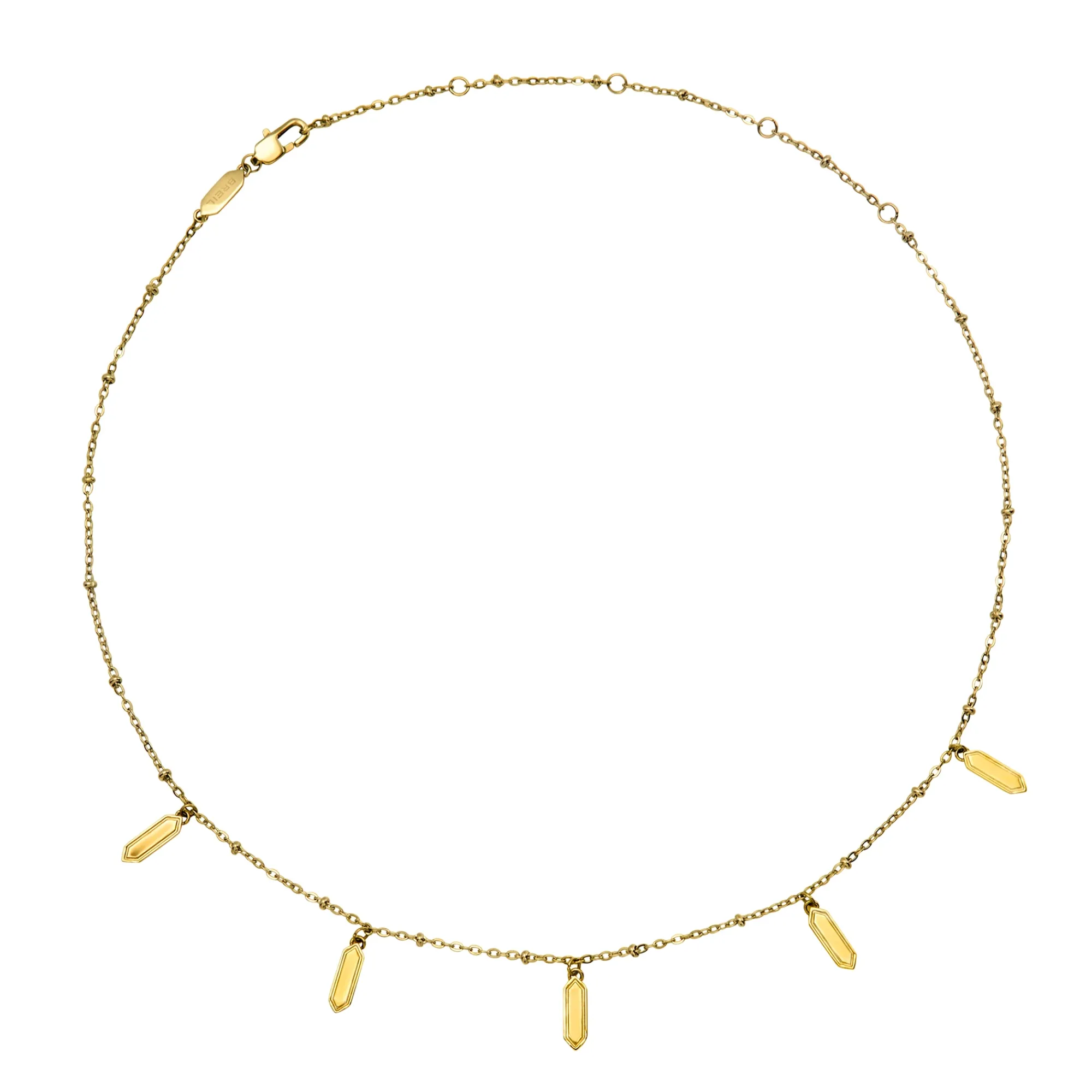 Donna Breil Collane-STYLIZE-COLLANA IN ACCIAIO COLOR ORO