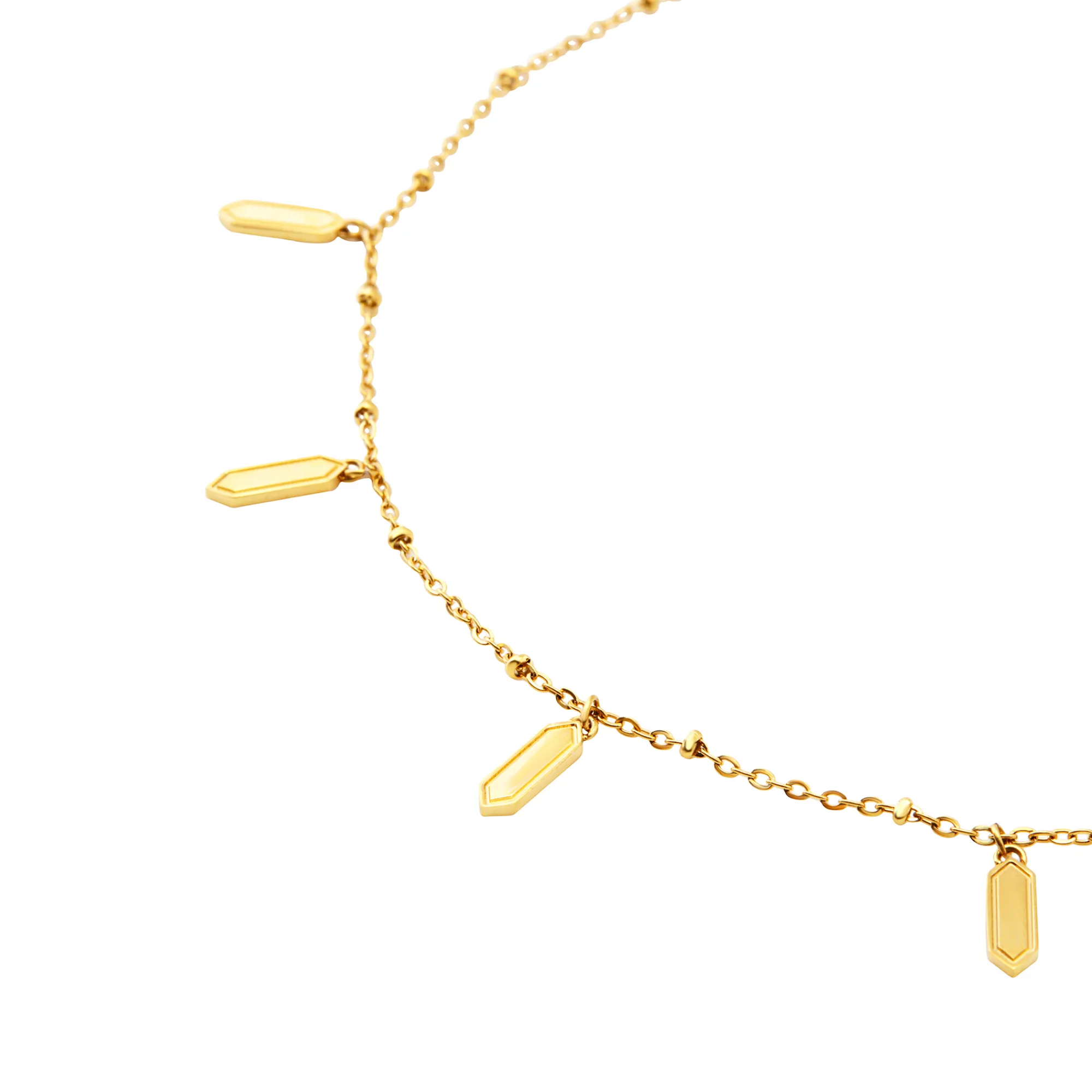 Donna Breil Collane-STYLIZE-COLLANA IN ACCIAIO COLOR ORO