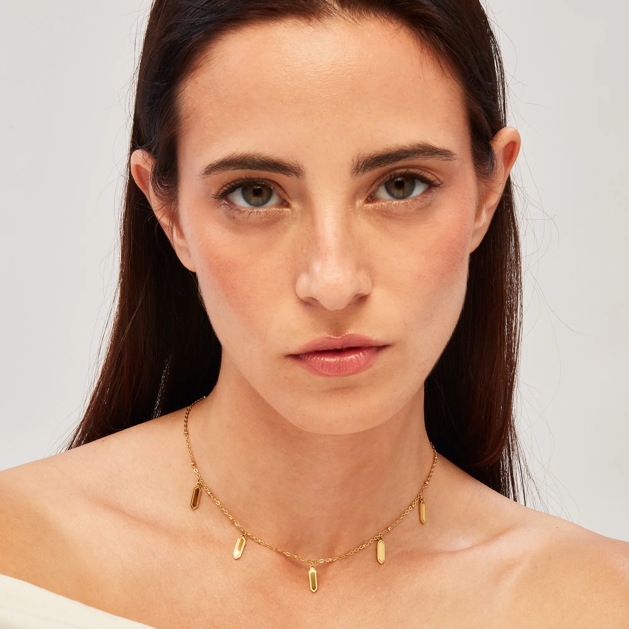 Donna Breil Collane-STYLIZE-COLLANA IN ACCIAIO COLOR ORO