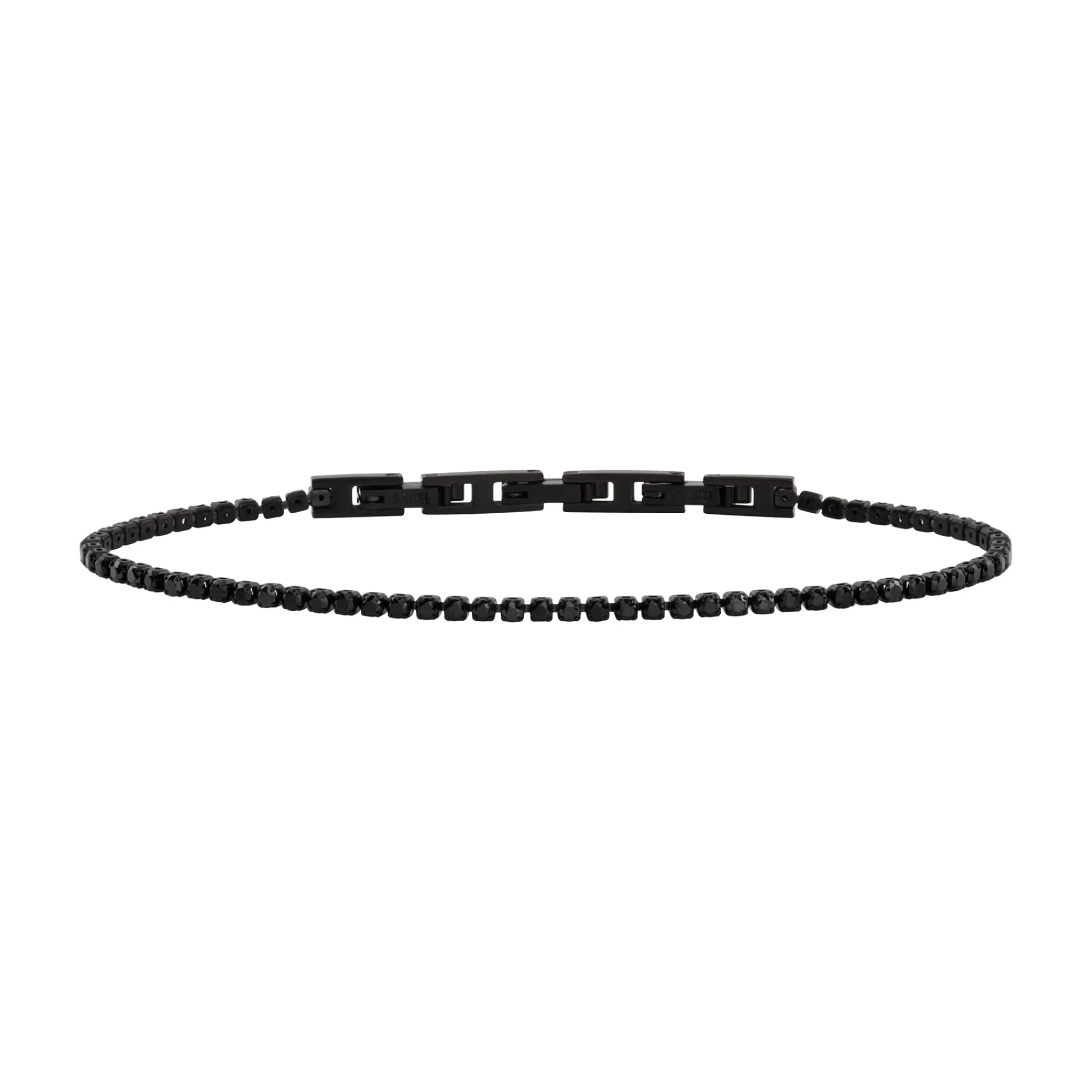 Uomo Breil Bracciali-TENNIS-BRACCIALE TENNIS IN ACCIAIO E CUBIC ZIRCONIA