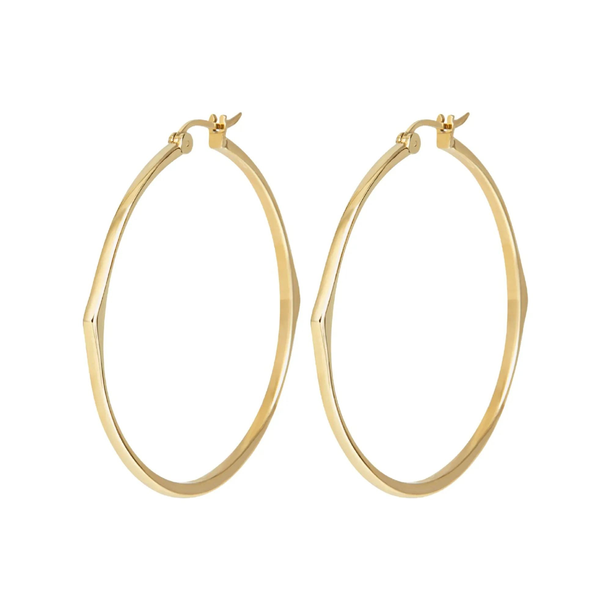 Donna Breil Orecchini-TETRA-ORECCHINI IN ACCIAIO LUCIDO IN IP GOLD