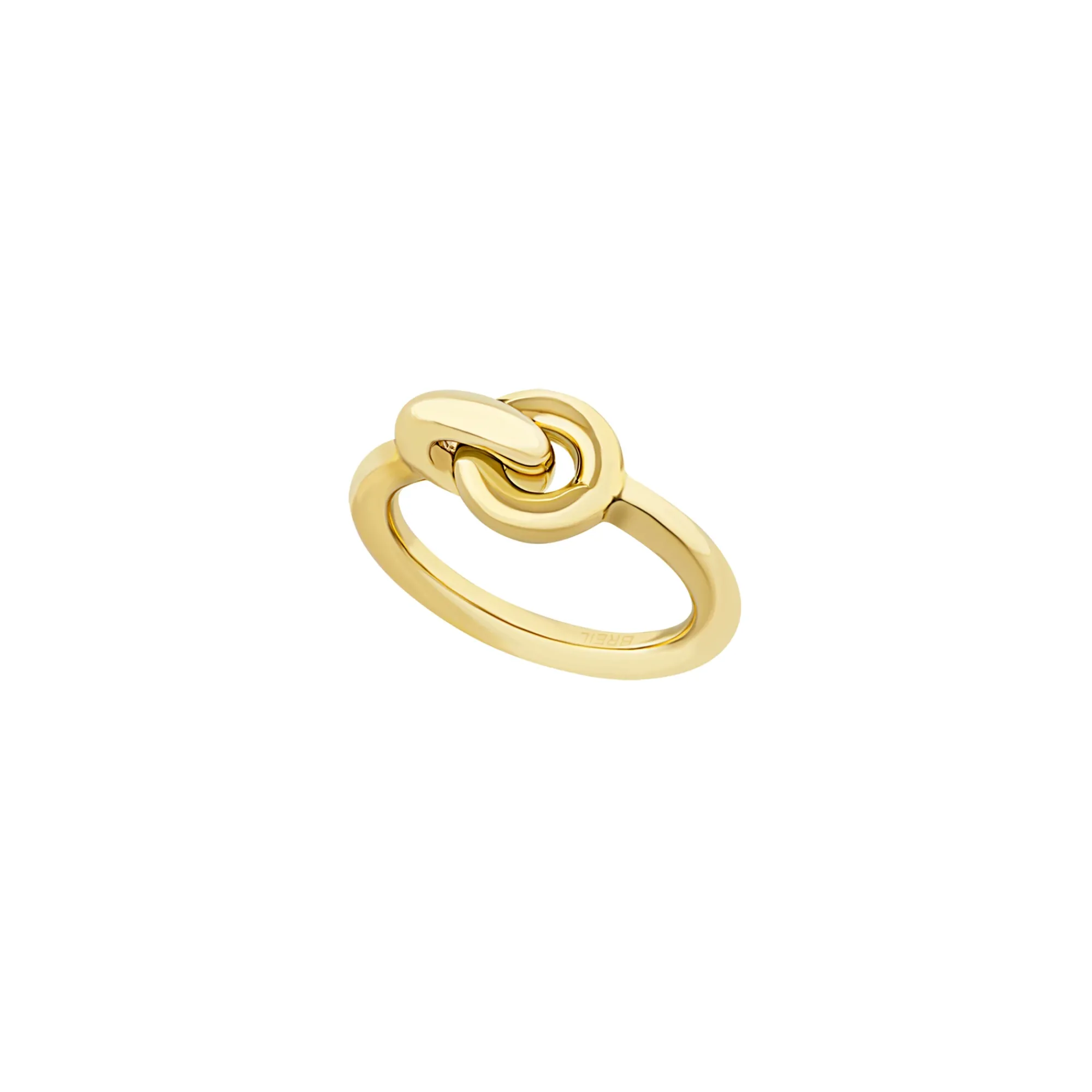 Donna Breil Anelli|Anniversario-TIE UP-ANELLO IN ACCIAIO IP GOLD