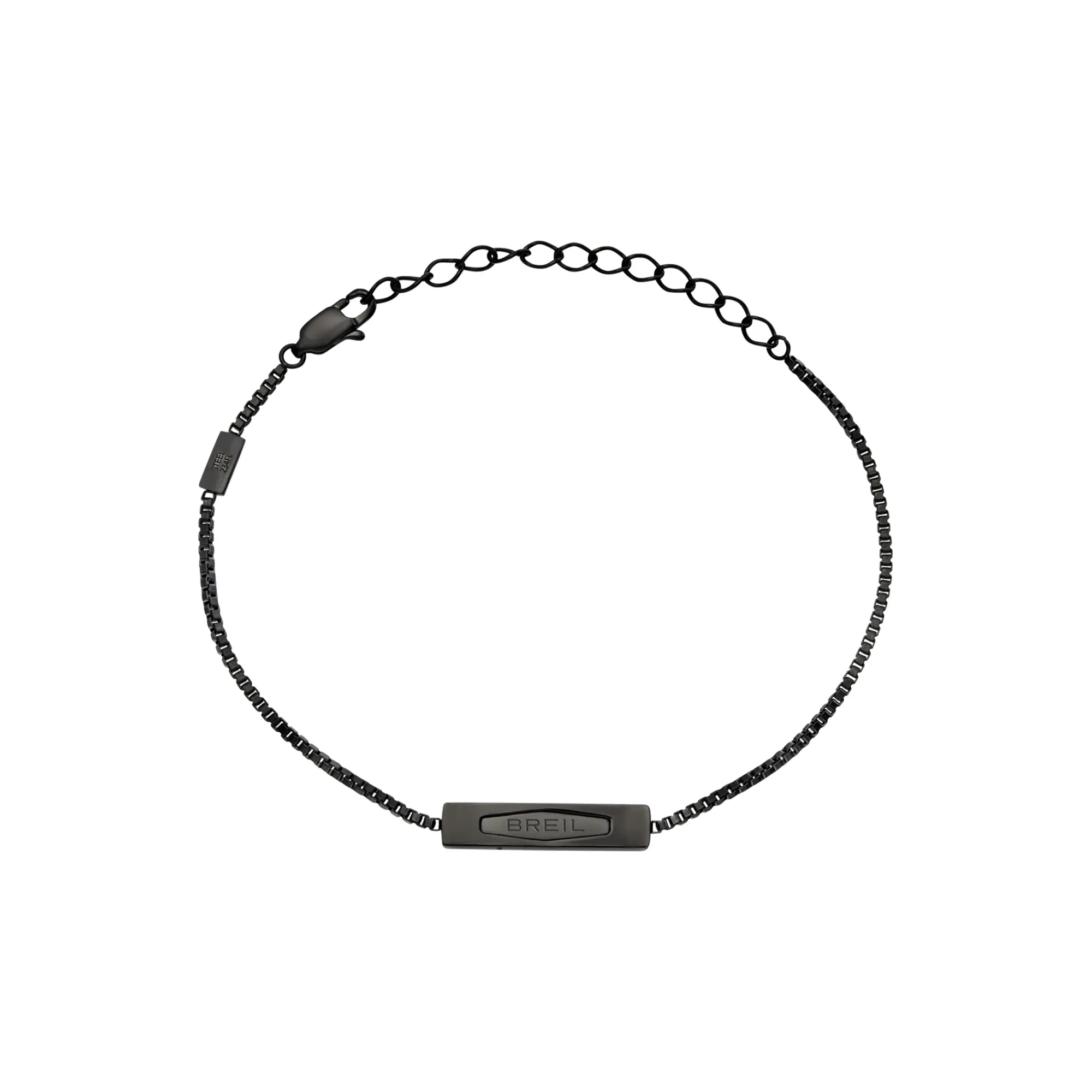 Uomo Breil Bracciali|Idee Regalo Per Lui-URBANCORE-BRACCIALE IN ACCIAIO COLOR NERO