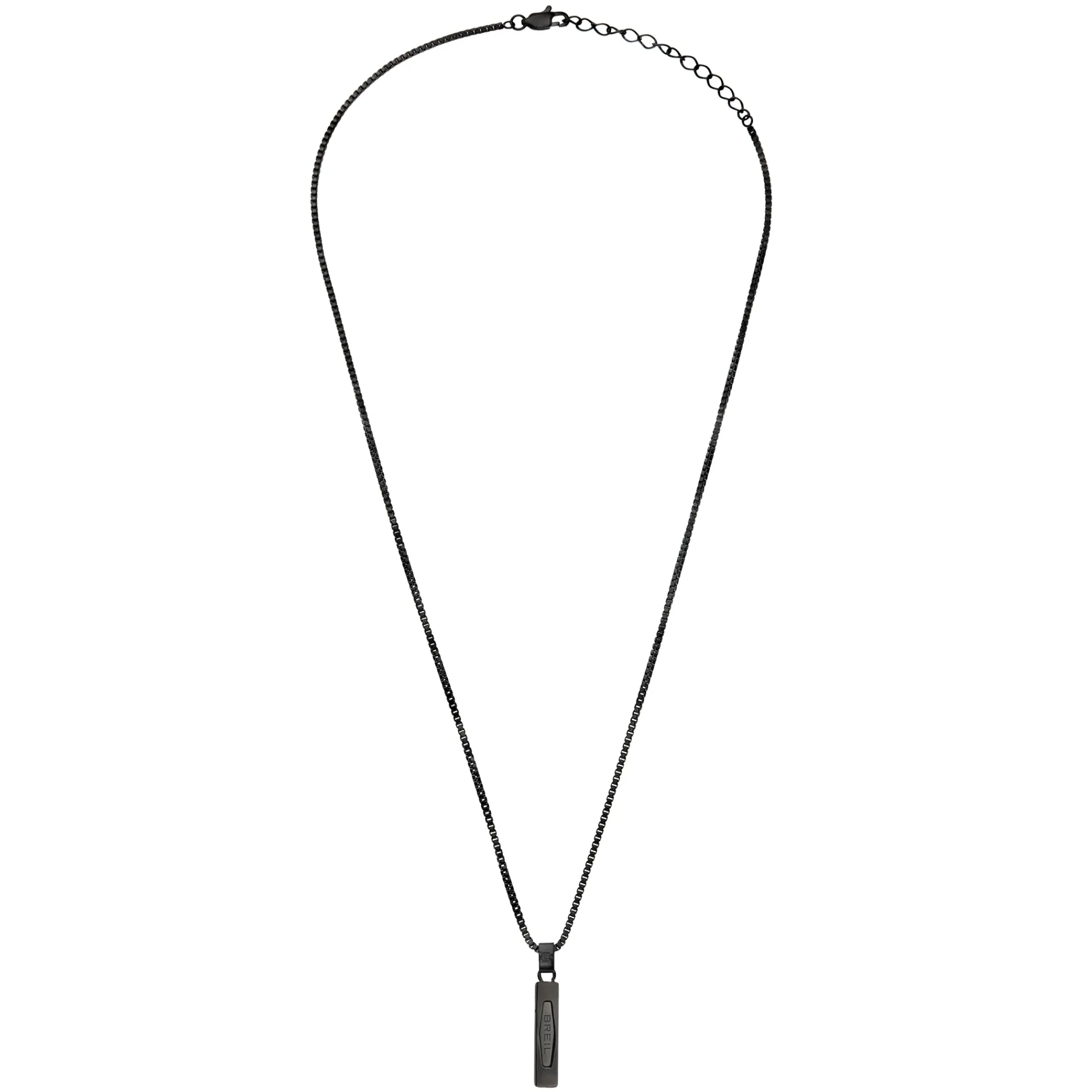 Uomo Breil Collane|Idee Regalo Per Lui-URBANCORE-COLLANA IN ACCIAIO COLOR NERO CON PENDENTE