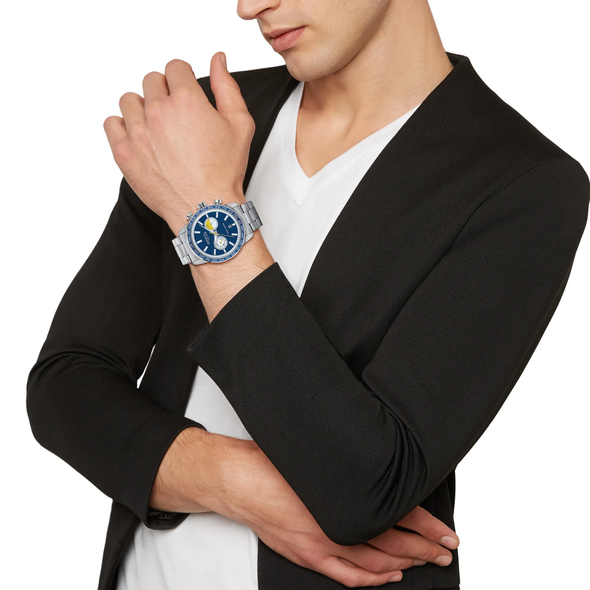 Uomo Breil Multifunzione-ZONE-DUAL TIME GENT 42 MM